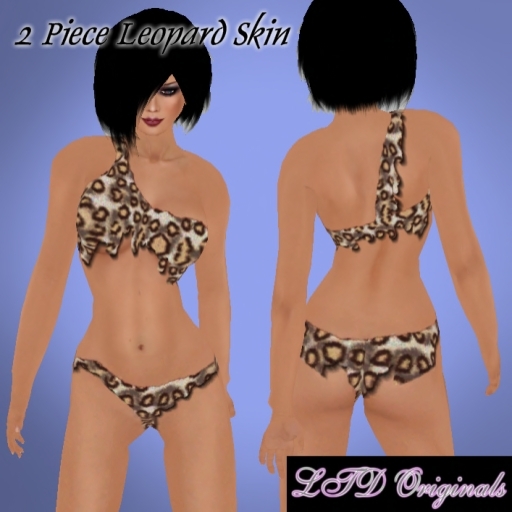 LTD 2 piece leopard skin set