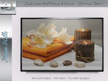 *HG* Wall Picture  with Glass Layer "Warm Vibes" - Full Perms