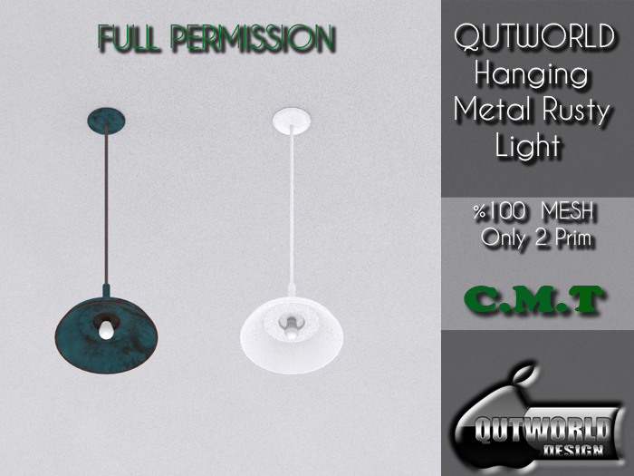 .::QUTWORLD Hanging Metal Rusty Light ::.FP