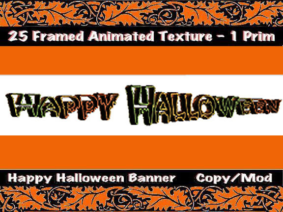 Happy Halloween Animated Banner 
