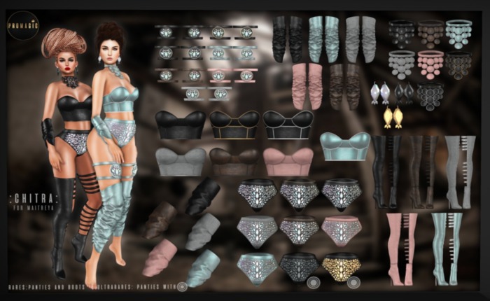 *PROMAGIC* Chitra - Boots-Grey- RARE