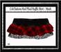 Celesations red plaid ruffle skirt mesh