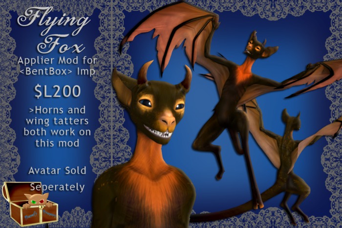 Second Life Marketplace - !TT: Flying Fox: BB Imp Applier 1.2