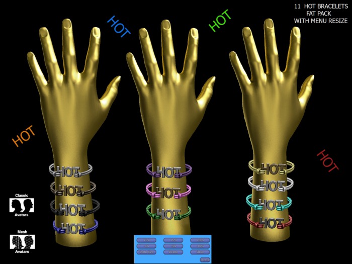 11 Hot Bracelets FatPack With Menu Resize