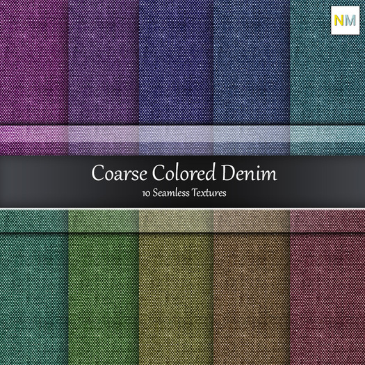 Coarse Colored Denim 10 Seamless Basic Textures NM
