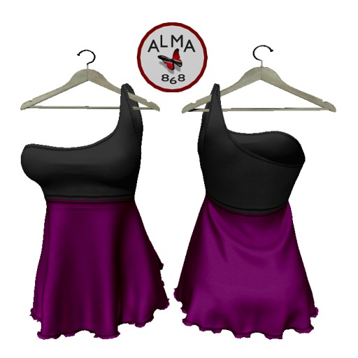 ALMA 868 Tkeya BLACK & VIOLET