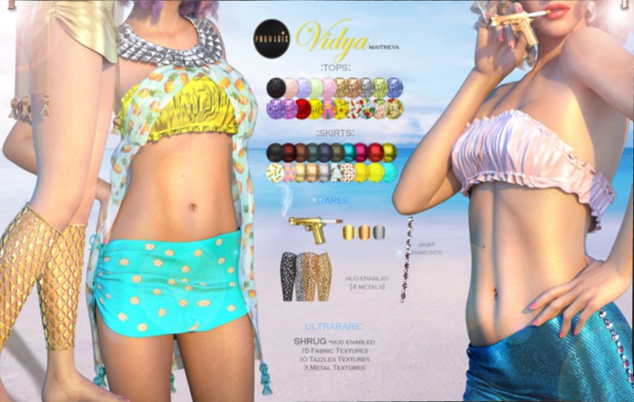 *PROMAGIC*Vidya-Skirt Diamonds-RARE