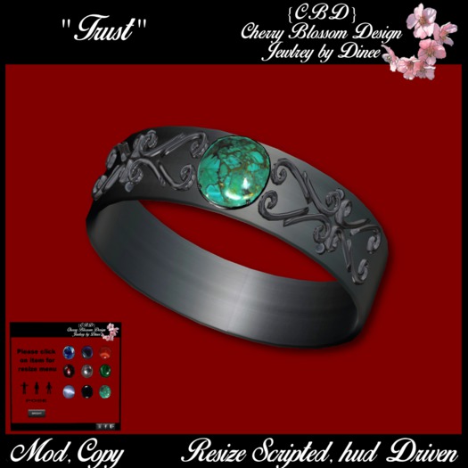 Trust Men's ring (boxed)