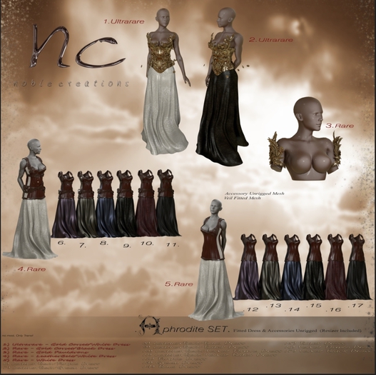 [NC] - Aphrodite SET - Purple Dress (Maitreya)