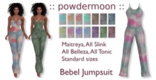powdermoon - Bebel Jumpsuit With HUD - Maitreya, All Slink, All Belleza, All tonic, Standard