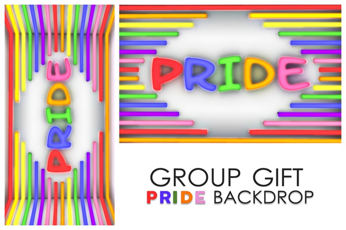 HERA - Pride Backdrop Group Gift. (Darker Version Included}