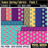 Tool Shed - Sunny Spring Fabrics - Pack 2