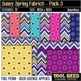 Tool Shed - Sunny Spring Fabrics - Pack 3