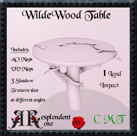 RR FULLPERM WildeWood Table (Boxed)