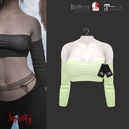 Legal Insanity - Misti lime top