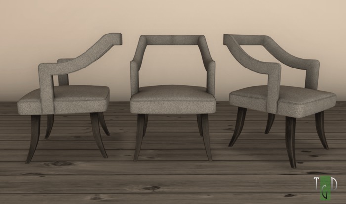 ~GD~ Norah Chair - Grey