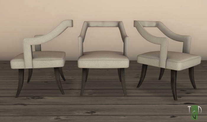 ~GD~ Norah Chair - White