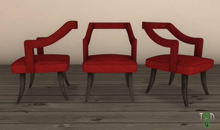 ~GD~ Norah Chair - Wine