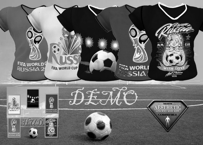 Demo Men's T-Shirt Football 2018 for AESTHETIC