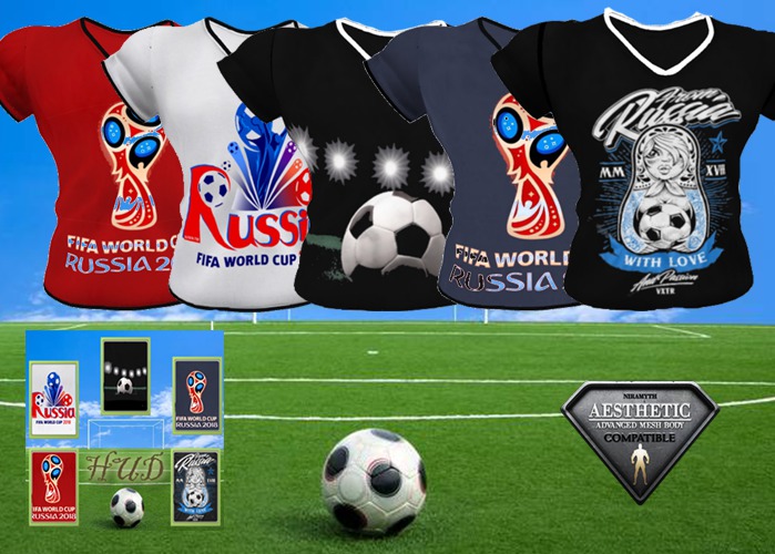 Men's T-Shirt Football 2018 for AESTHETIC
