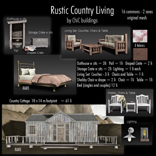 [Cb] Comfy Country Couch - Flowers