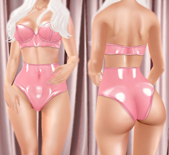 Latex Costume Pink Maitreya/Slink/Belleza