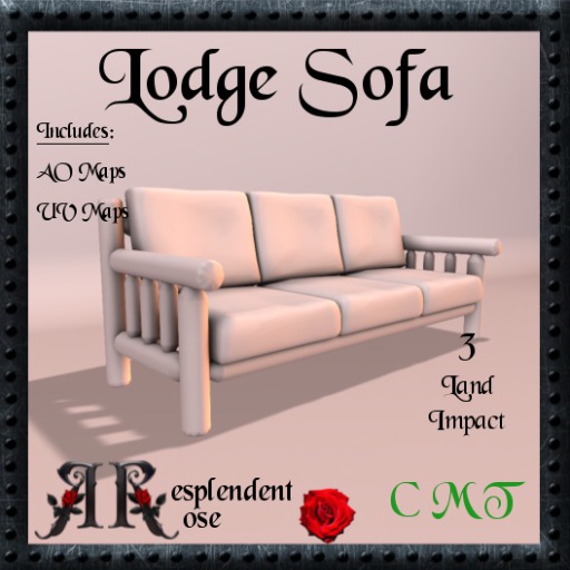 RR FULLPERM Lodge Sofa (Boxed)