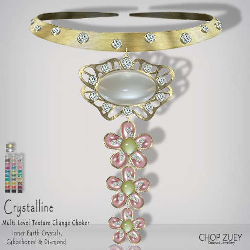 Crystalline Choker Necklace - TxChnge