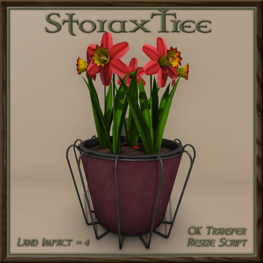 Wired Planter Daffodil B10