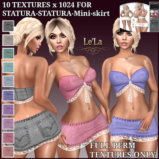 STATURA-Mini-skirt texture Pack