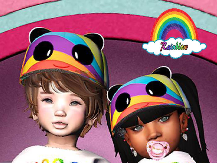 Pada Rainbow Baseball Cap