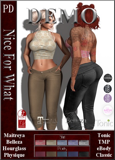 PD ~ DEMO - Nice For What Top & Jeans