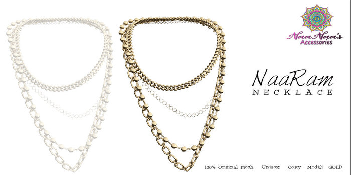 NaaNaa's NaaRam Necklace  [Gold]