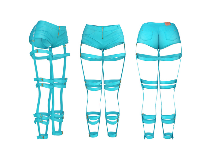  adorsy - Rihanna Shorts Blue - Maitreya 