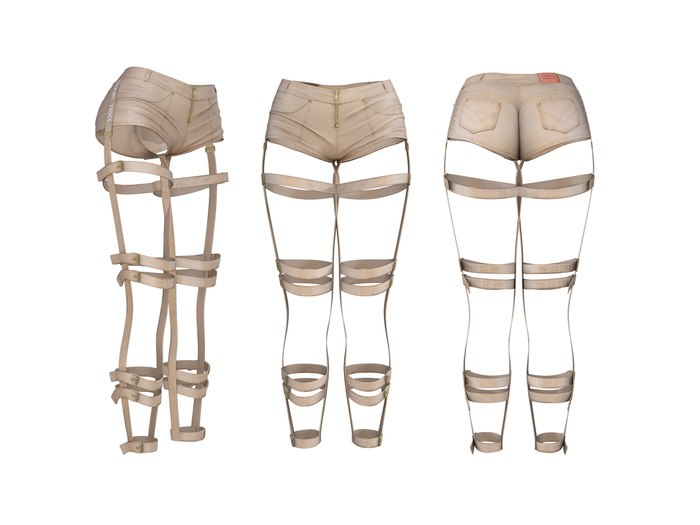adorsy - Rihanna Shorts Beige - Maitreya