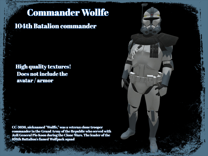 Commander Wollfe /CC-3636
