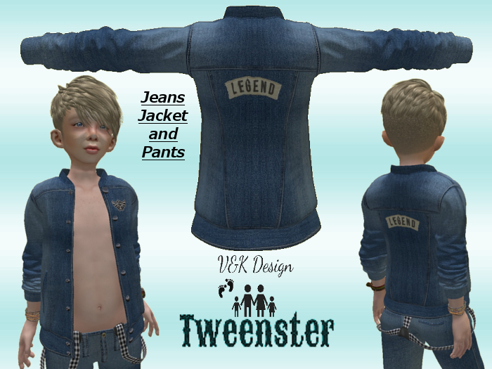V&K Design Tweenster Luca Jeans Jacket/Pants