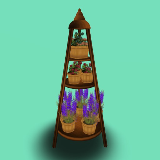 Three Tier Lighthouse Flower Stand, 1 Li , Bagged