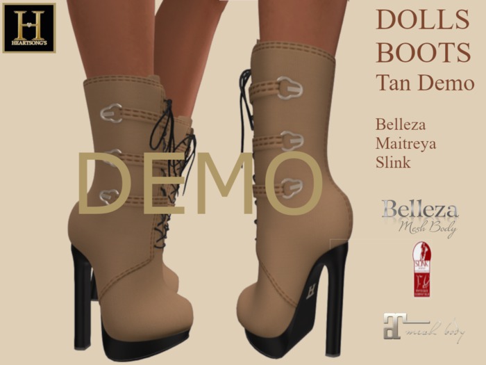 ~HEARTSONGS~ DOLLS BOOTS DEMO