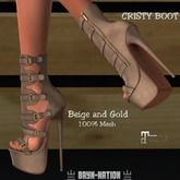BayN-NatioN - Cristy Boot - Beige/Gold/Silver