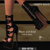 BayN-NatioN - Cristy Boot - Black/Gold/Silver