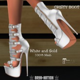 BayN-NatioN - Cristy Boot - White/Gold/Silver