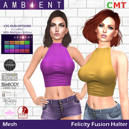 [AMBI] Mesh Felicity Fusion Halter (BOXED)