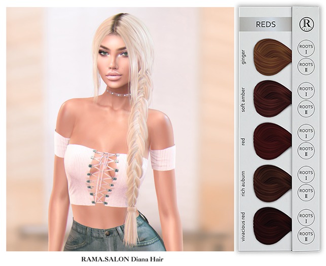 RAMA.SALON - Diana Hair 'REDS'