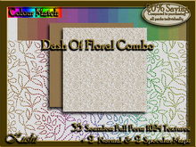 !Kushi! DashOfFloralCOMBO Textures -WEAR TO UNPACK