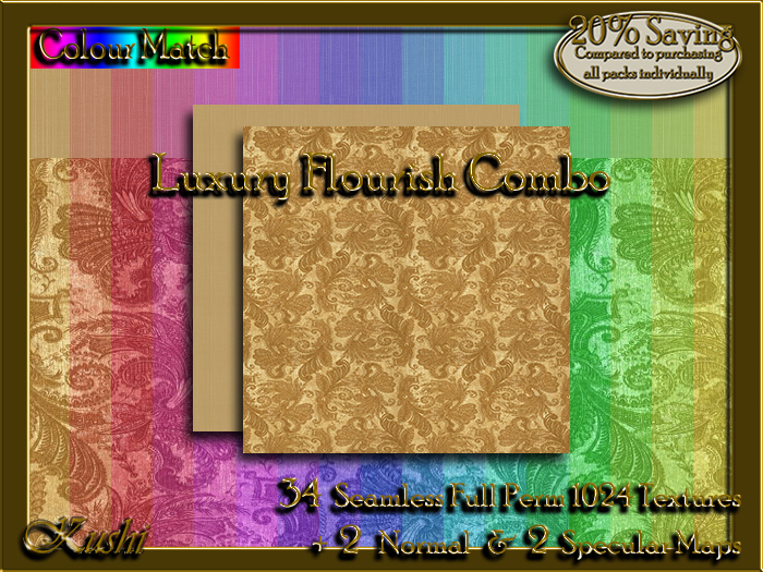 Luxury Flourish Combo Textures