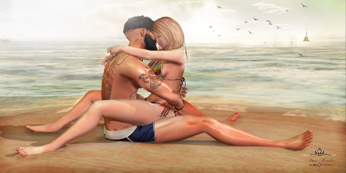 .Two Souls. Poses {Beach Embrace} *WEAR*