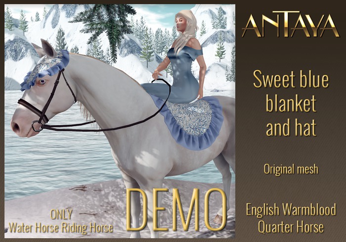 :: ANTAYA :: Sweet blue blanket and hat DEMO - ADD ME