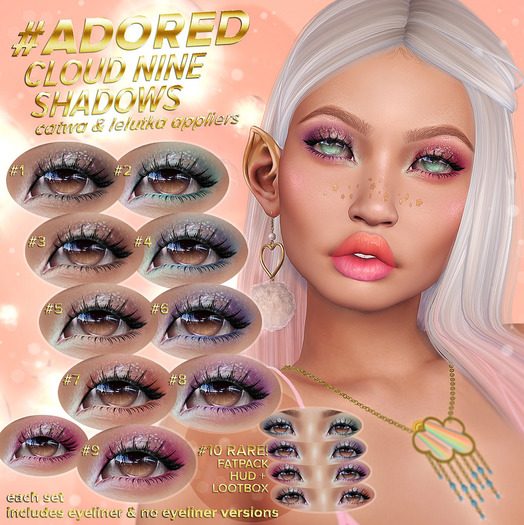 #ADORED - cloud 9 shadow - #8 twilight {catwa}
