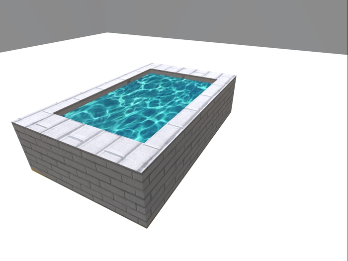 Pool with Animated water